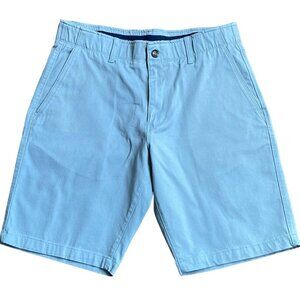 NAT Nast Chino Shorts Men’s Moss Green Size 32 Stretch Classic Straight Fit Golf